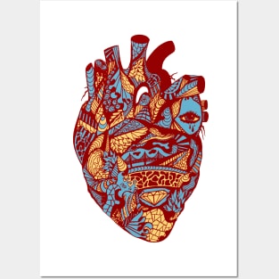 Pastel Cream Transparent Heart Posters and Art